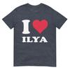 Red Heart I Love Ilya TShirt