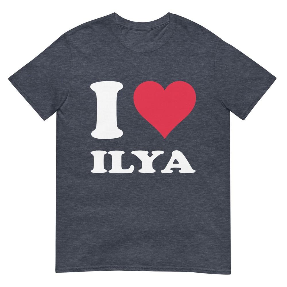 Red Heart I Love Ilya TShirt
