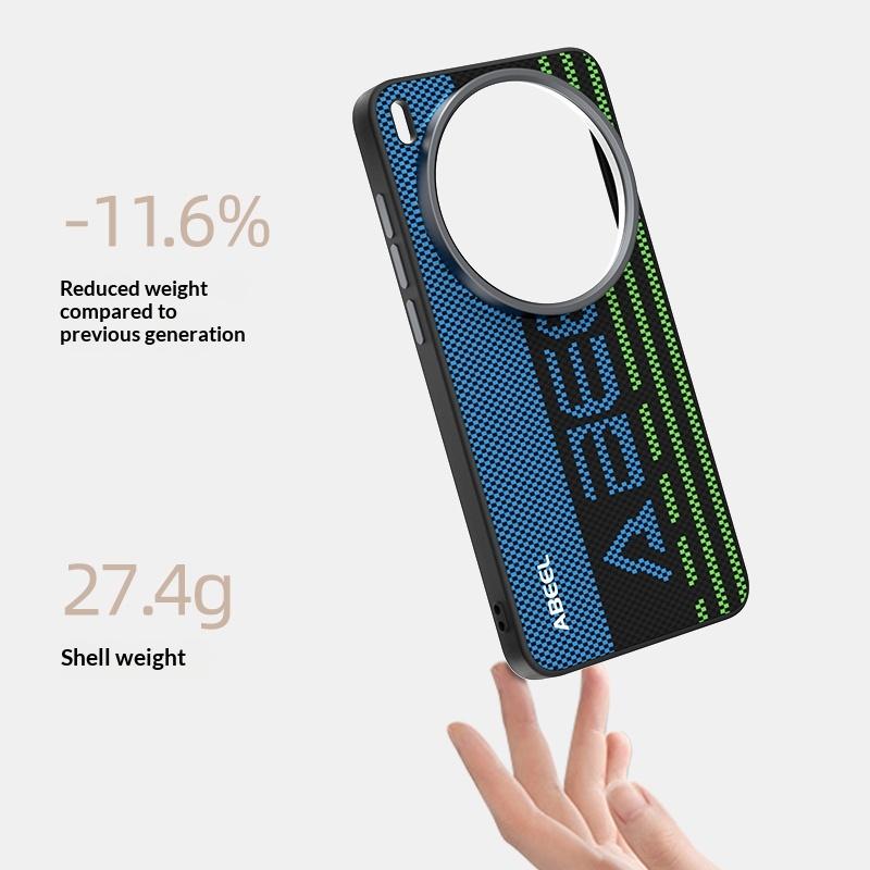 Carbon Fiber Pattern Phone Case for Vivo X300 Ultra X300s X200 Pro Mini X200 Alloy Lens Frame Magnetic Wireless Charging Cover