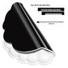 Silicone Mouse Pad & Leather Wrist Rest Combo