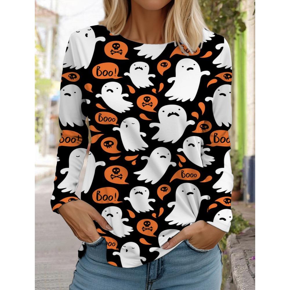 Fashion Women's T Shirt Tee 3D Print Floral Graphic Casual Holiday Fashion Long Sleeve T-shirt O-Neck Yellow Sweatshirt Pullover