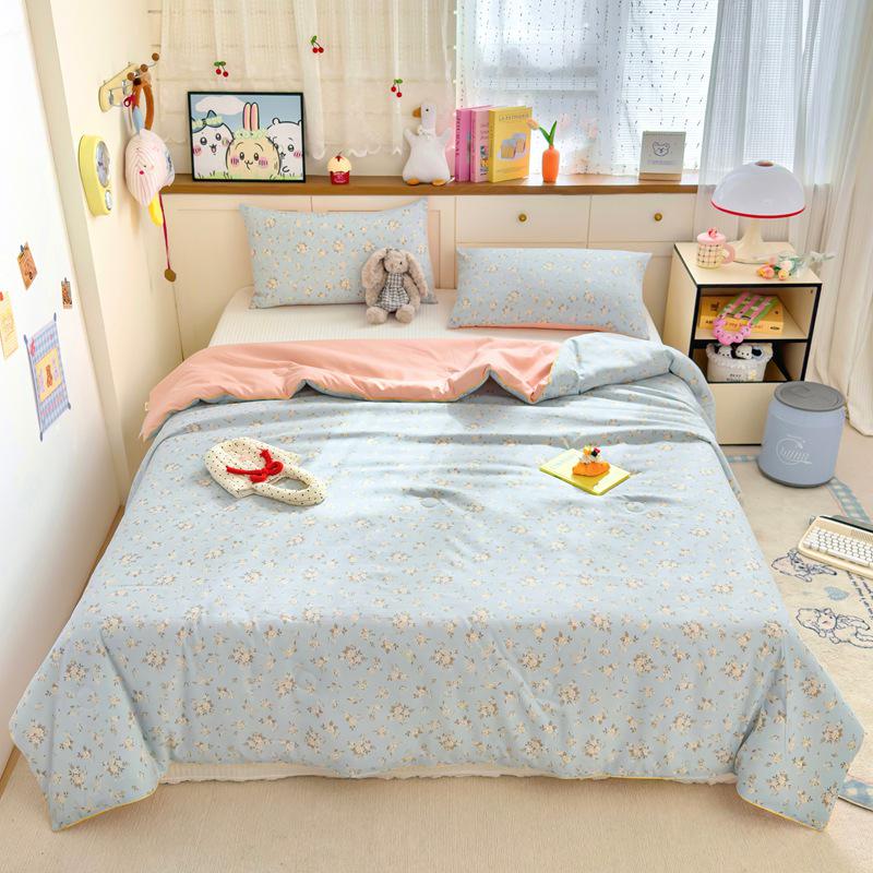 A klasės kūdikių lygio plauta medvilnė ir sojos pluoštas vasarinė vėsinanti antklodė