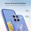 For Motorola Moto G86 5G Case Butterfly Floral Pattern Printing TPU Phone Back Cover