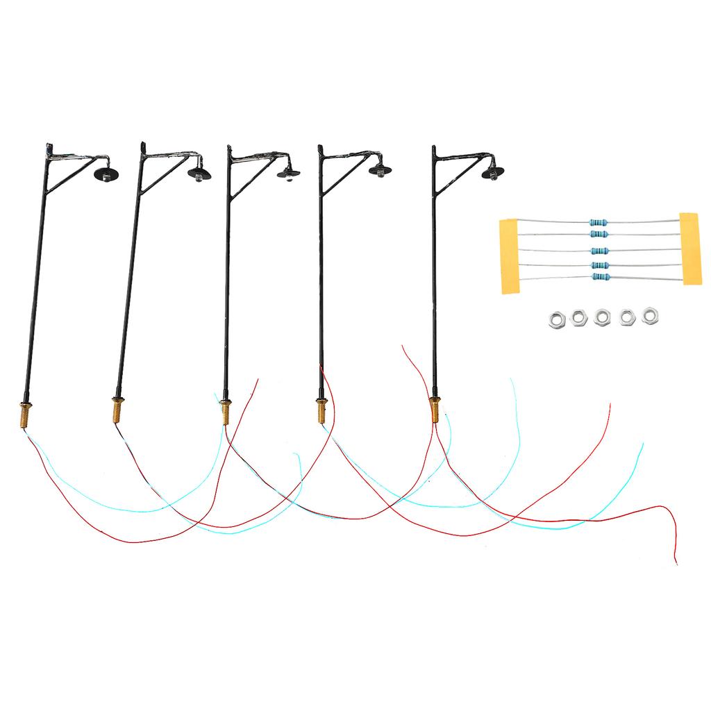 Model Light Street Light 5pcs Accessories LED Lamp Post