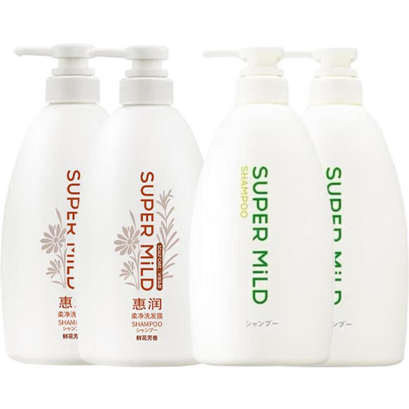 SUPER MiLD Shampoo Value Pack (600ml X 4)