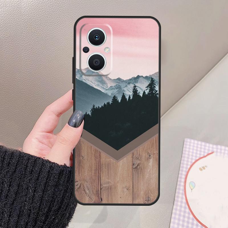 Forest Geometry Wood Nature Funda For OPPO Reno 12 14 13 11 10 Pro 11F 12F 13F 14F 7 8 Lite OPPO Find X6 X5 X8 X9 Pro Case