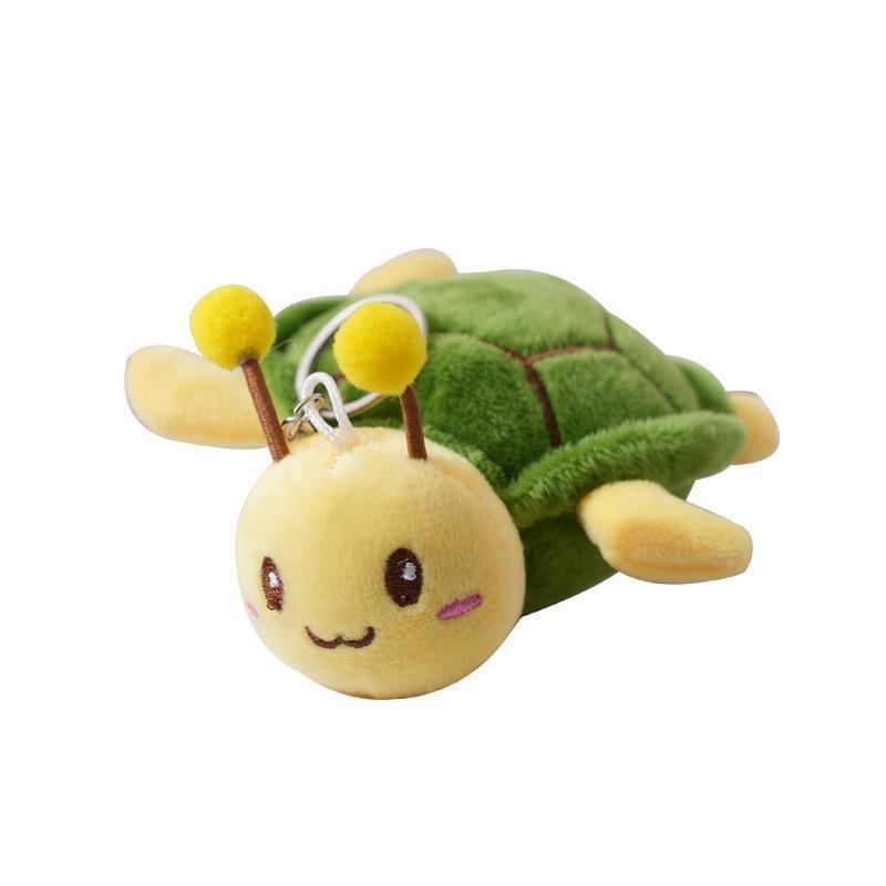 

Fun And Playful Turtle Plush Keychain Adorable Stuffed Animal Perfect For Keyring Bag Or