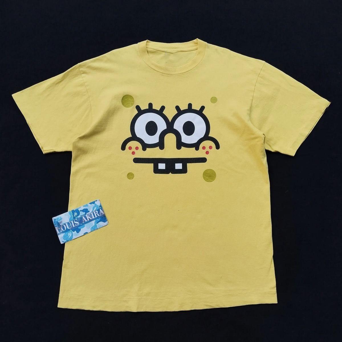 SpongeBob Face Funny Unisex Tee Gift For Fan S-5XL XXXXL