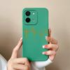 For Vivo Y28 Y28S Case Simple Butterfly High Quality Liquid Silicone Back Cover For Vivo Y 28 4G 5G Full Protection Phone Shell