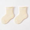 Summer Infant Baby Calf Sock Simplicity Solid Color Thin Newborn Sock for Boy Girl Fashion Breathable Soft Cotton Toddler Sock
