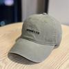 New couple outdoor sports big head circumference pure cotton big brim showing face small cap children's sunshade baseball cap tide