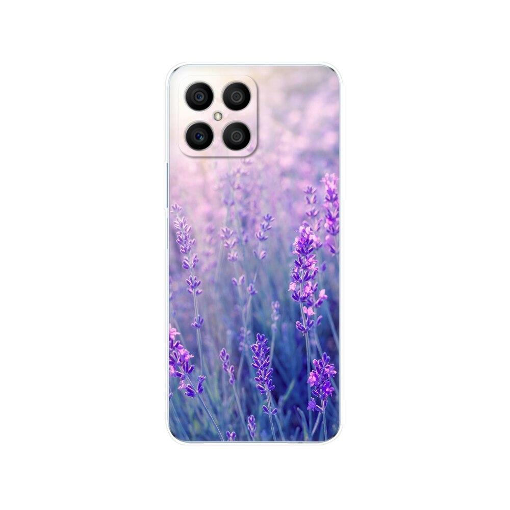 Husa pentru Honor X8 Husa din spate pentru HonorX8 Husa Honor X 8 Husa transparenta pentru telefon Geanta de protectie Tpu Husa din silicon moale Bara de protectie