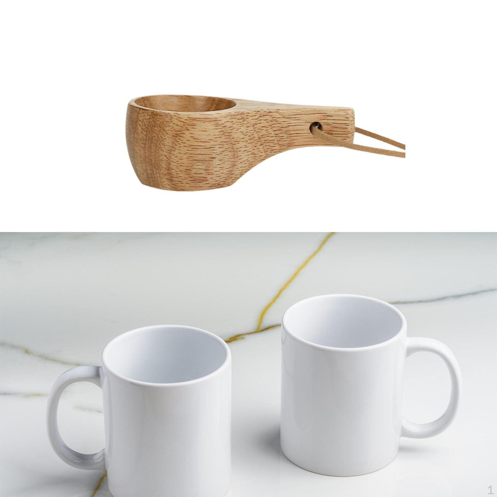 

Handcrafted Wooden Drinking Cup for Milk And Salad Use A