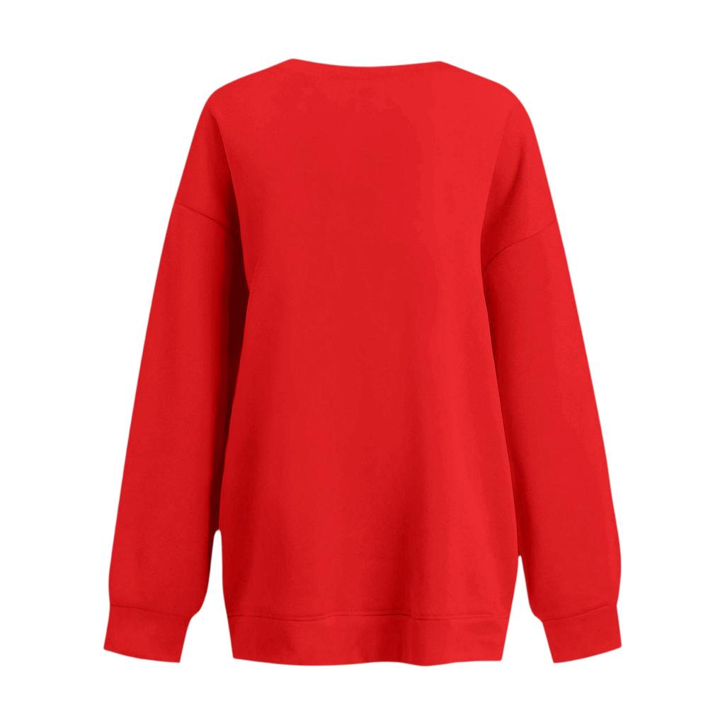 Crewneck Sweatshirt For Women Fall Graphic Sweatshirts Vacation Long Sleeve Drop Shoulder Pullover