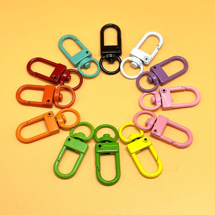 Цветная U-образная пряжка из цинкового сплава для DIY-украшений и брелоков