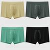 4pcs Men's Underwear Men's Boxer Shorts Middle-aged and Young Four Cornered Shorts Underwear Boxer Brief