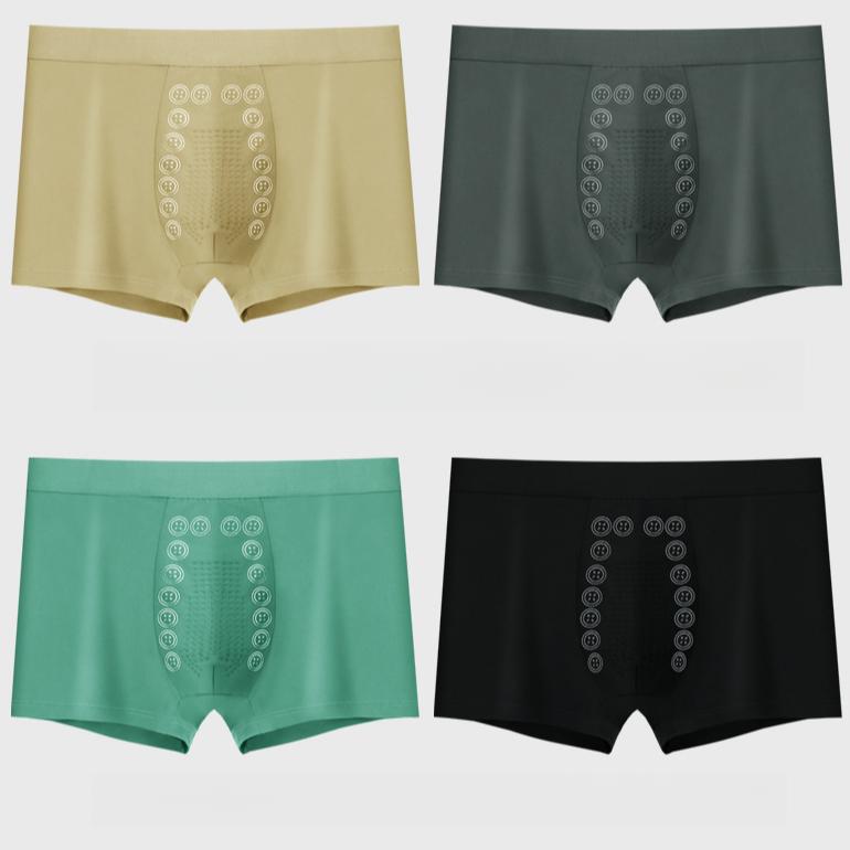 4pcs Men's Underwear Men's Boxer Shorts Middle-aged and Young Four Cornered Shorts Underwear Boxer Brief