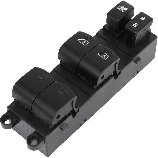 Power Window Master Control Switch Front Left Driver Side Compatible 2004-2014 for Nissan TITAN, Power Window Switch 254017S200 254017S201