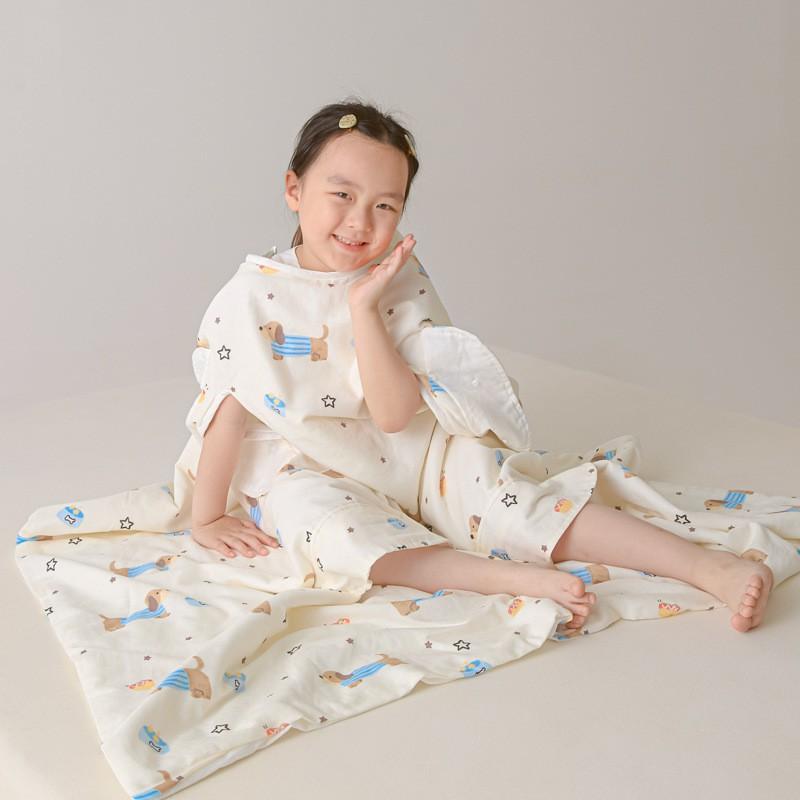 A Cotton Kids Sleep Sack Quilt Baby Toddler Wearable Blanket Washable