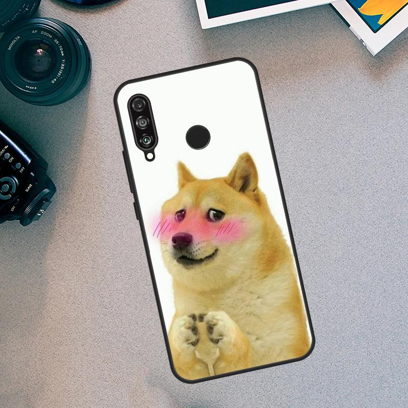 Cheems Doge Meme Funny Doggy For Huawei Nova 5T 9 10 SE 3i 7i 8i 11i 12i Y60 Y61 Y70 Y72 Y73 Y90 Y91 P30 P40 Lite Case