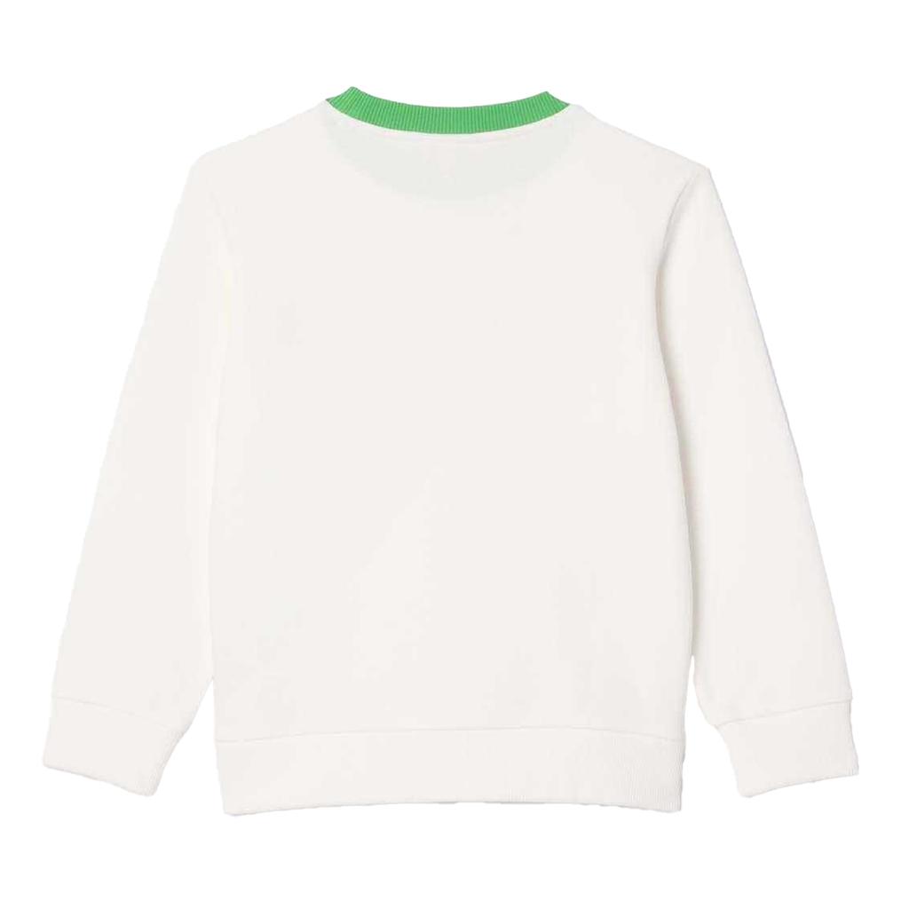Lacoste Childrens/Kids Printed Fleece Crew Neck Sweatshirt