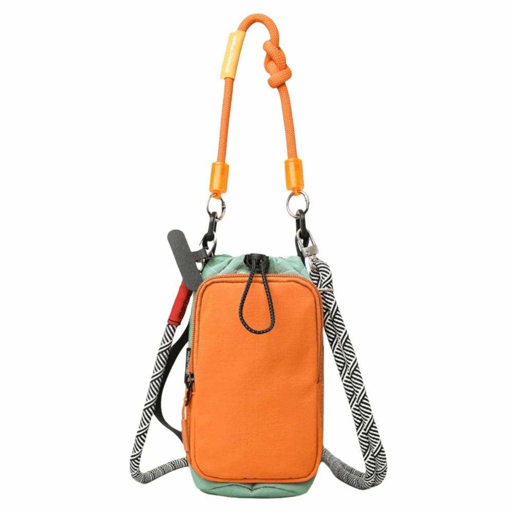 

Lightweight Drawstring Bucket Bag Large Capacity Sports Water Bottle Bag Travel оранжевый