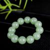 Bracciale in Giada Verde Stile Cinese | Perline di Cristallo Curativo Naturale Gioiello Spirituale Regalo per Donne