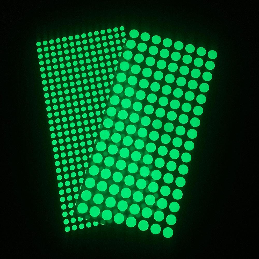 392 Glow-in-the-Dark Kids' Room DIY Wall Stickers - Self-Adhesive Luminous Dots for Decorative Switches