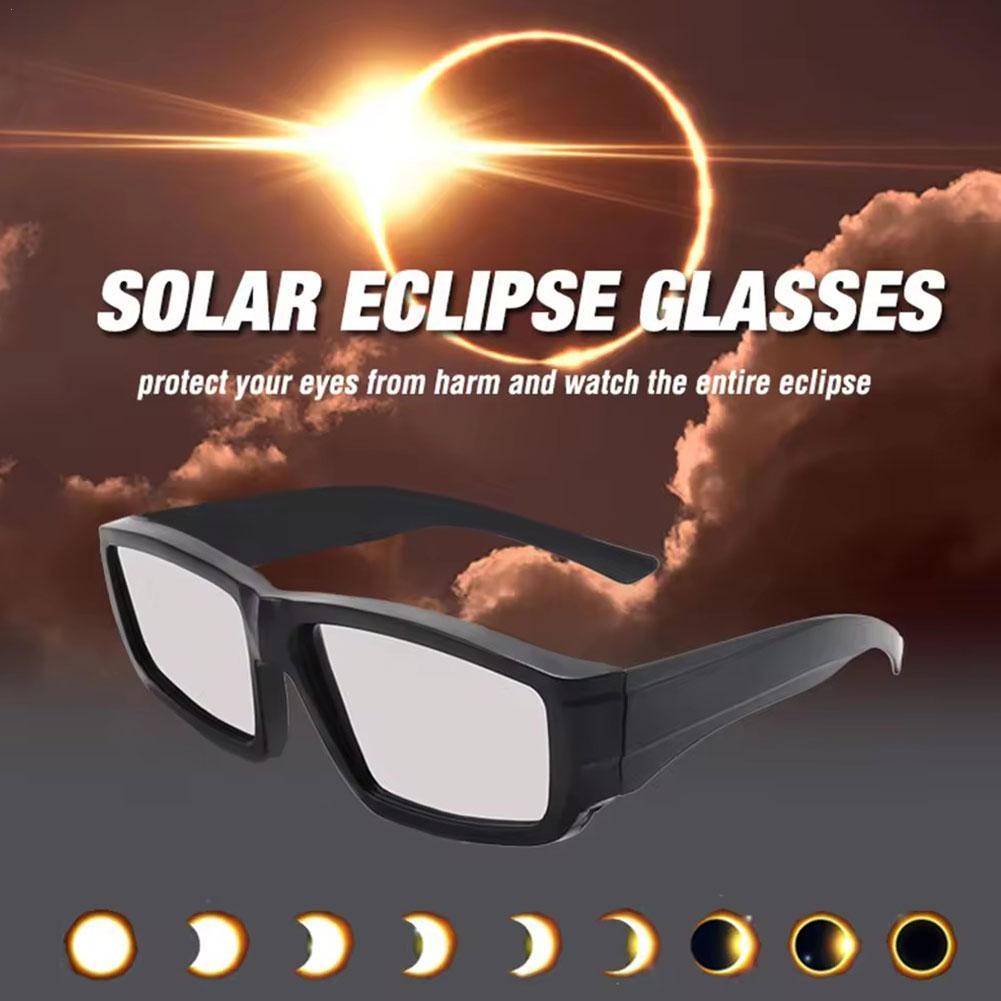 1pc Solar Eclipse Glasses Solar Eclipse Glasses Protect Eyes Anti-UV Viewing Glasses Safe Shades Observation Solar Glasses