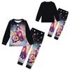 Children's Fashion Suit Skirt Round Neck Long Sleeve Top Pants