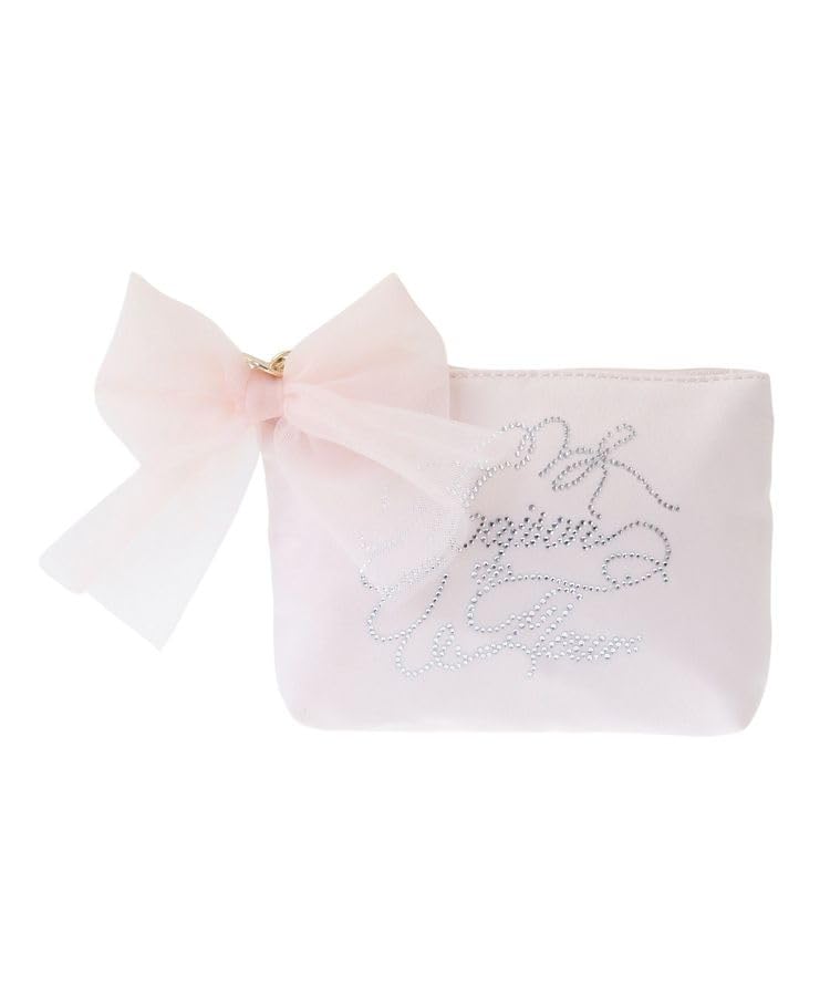 

de Rhinestone Pouch for Pink [Maison Fleur] Pouch/Drawstring Women, розовый