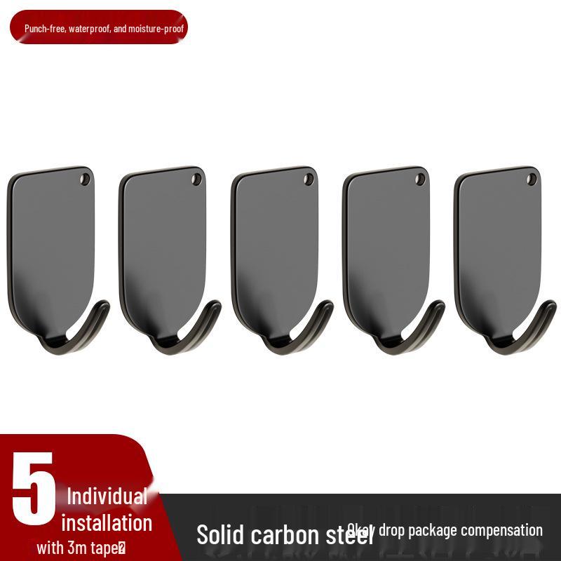 Traceless Adhesive Hook: Strong, No-Drill, Load-Bearing for Kitchen & Bathroom Doors