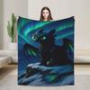 Warm Soft Blanket Travel H-How To TT-rain Your Dragon Throw Blanket Flannel Bedspread For Bedroom Pattern Sofa Bed Cover