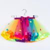 Summer Polka Dot Sequin Mesh Skirt for Girls - Princess Style Performance Dress