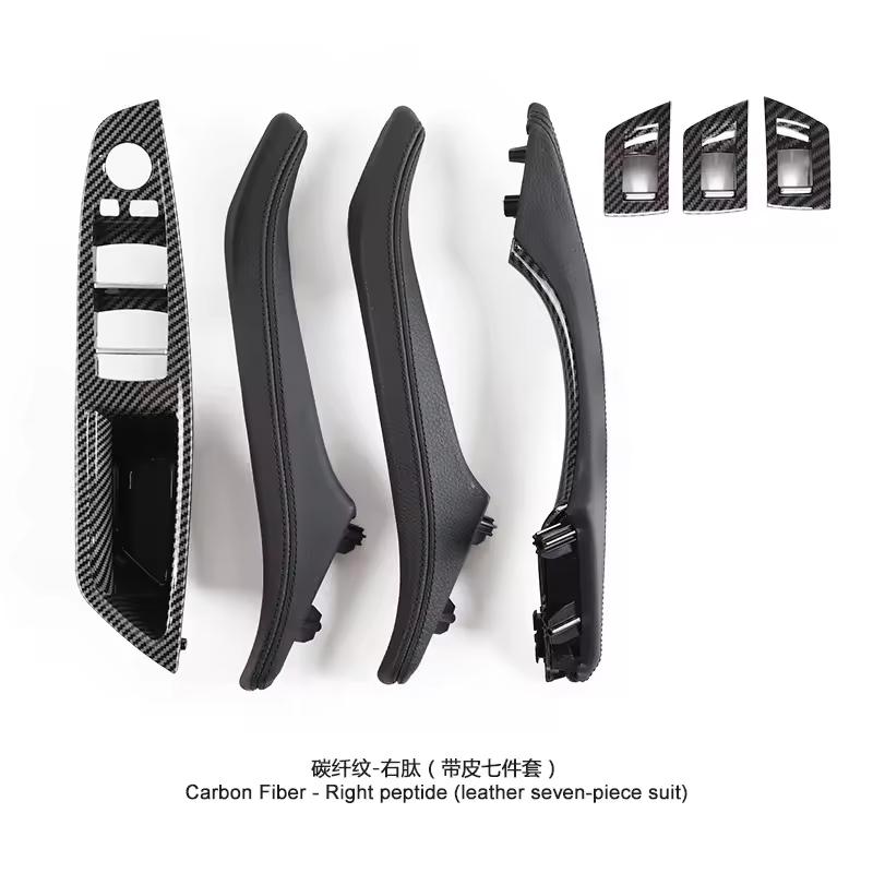 Price F10 F11 LHD RHD Leather Interior Door Pull Handle Assembly for BMW 5 Series F10 F11 F18 520i 523i 525i 528i 535i