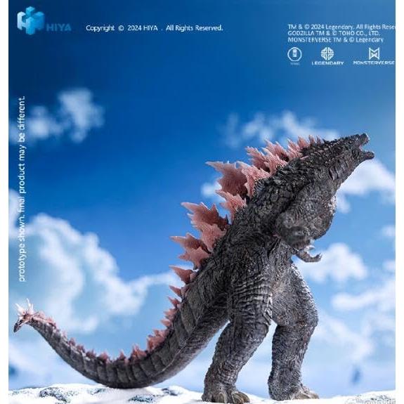 AC HIYA TOYS Exquisite Basic Godzilla vs. Kong 2: New Empire Series Godzilla Painted Figure - Fully Finished Collectible