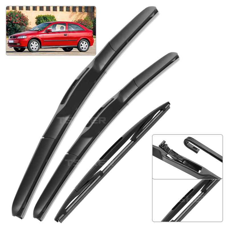 Front & Rear Wiper For Opel Astra G Liftback 1998-2004 1999 2000 2001 Wiper Front&Rear Wiper Blades Windshield 20"+19"+16"