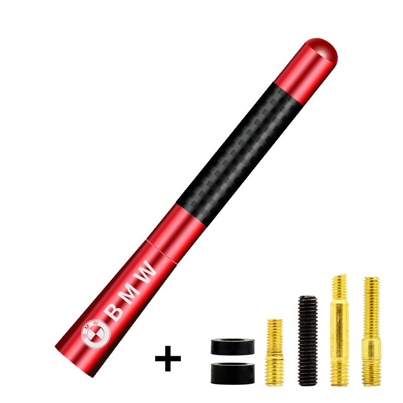 YMDM4 TX58695 Carbon Fiber Short Radio Antenna Sticker For BMW M Power Performance F10 F31 E36 E39 E87 E90 X5 Auto Accessories