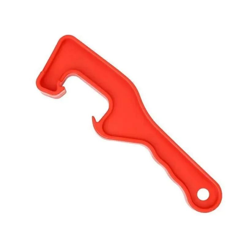 Manuell burköppnare Arbetsbesparande Hushållsplast Öppningsverktyg för Gallon Honungshink Hinklock Färgfat Lockborttagningsnyckel