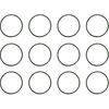 Carburetor Bowl Gasket for B&S Many 7HP To 12 HP Engines Replaces Briggs & Stratton 270511 (Pack of 12)