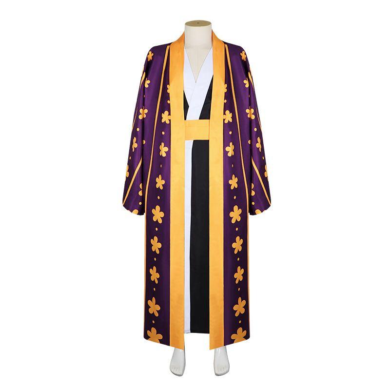 

One Piece Wano Country Cosplay Costume Trafalgar Law Yukata Kimono Japanese Style Cosplay Outfit Fargaro Suit S