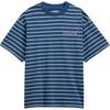 T Shirts Men's Blue Crew Neck CY408-DDE