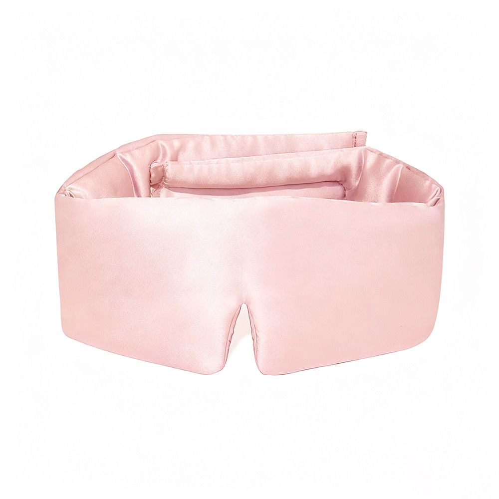 Breathable Sleep Mask Imitation Silk Eyemask Eye Cover Sleeping Mask  Nap