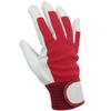 Pig Leather Work Gloves with Unlined Size Bandit [ACE] [Bulk Purchase] [2-Pack] Back, Red, M, AG5163-2P,