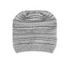 Winter Women Men Pleated Warm Cap Coldproof Elastic Knitted Cap Two-Color Cap