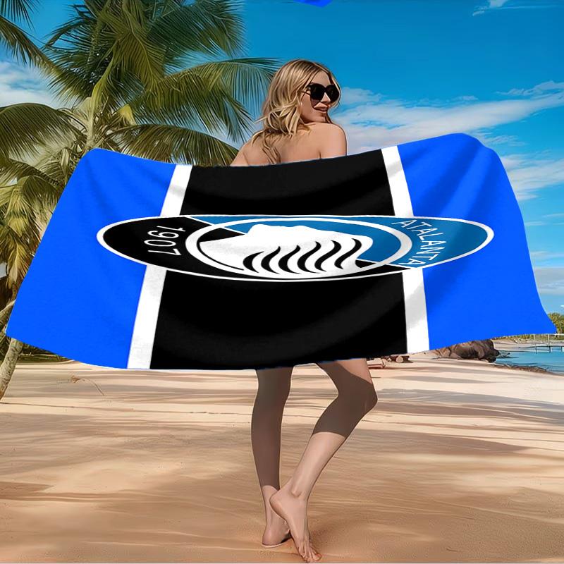 Atlanta Fc Emblem Design Beach Towel Microfiber Beach Towel, Lightweight and Quick-Dry, for Summer Travel, Swimming Pool Fan Birthday Gift