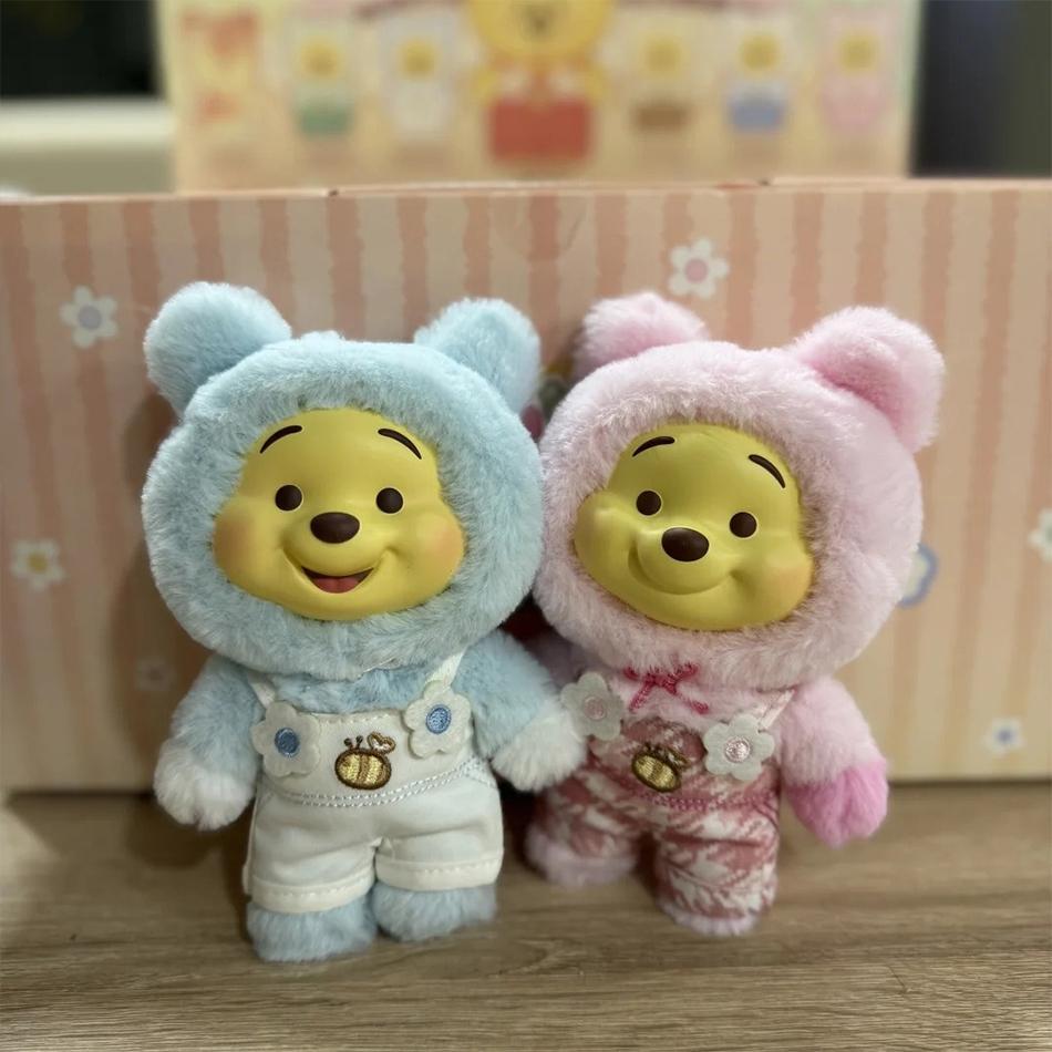 New Miniso Winnie The Pooh Candy Series Blind Box Kawayi Vinyl Face Pendant Pupu Bear Doll Fashion Trend Toy Kids Gift