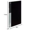 KOKUYO File Clear File Basic B4 20 Pockets Black La-B24D