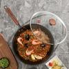 KOBACH 32cm Deep Nitrided Refined Iron Wok