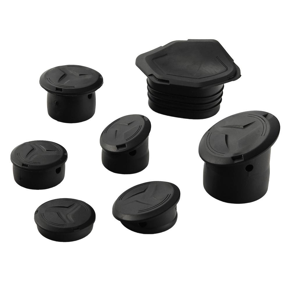 Motorcycle Frame Hole Cover Frame End Cap Set For BMW R1300GS  R1300GS Adventure